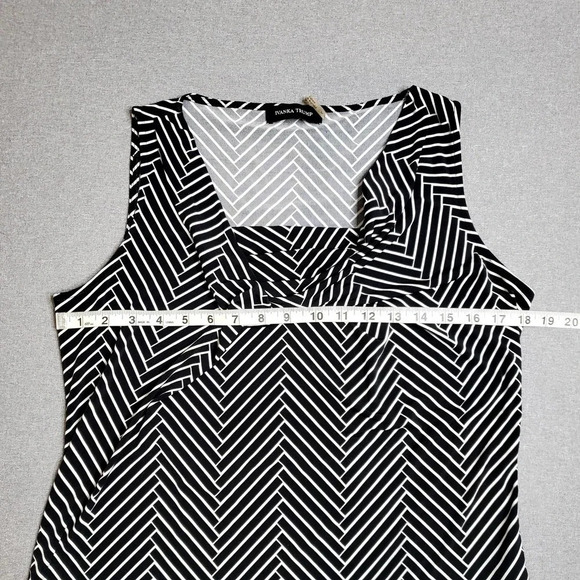 Ivanka Trump Stroped Cowl Neck Top - Picture 4 of 5